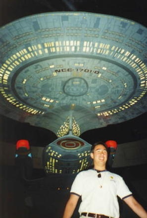 Richard at the Star Trek Experience